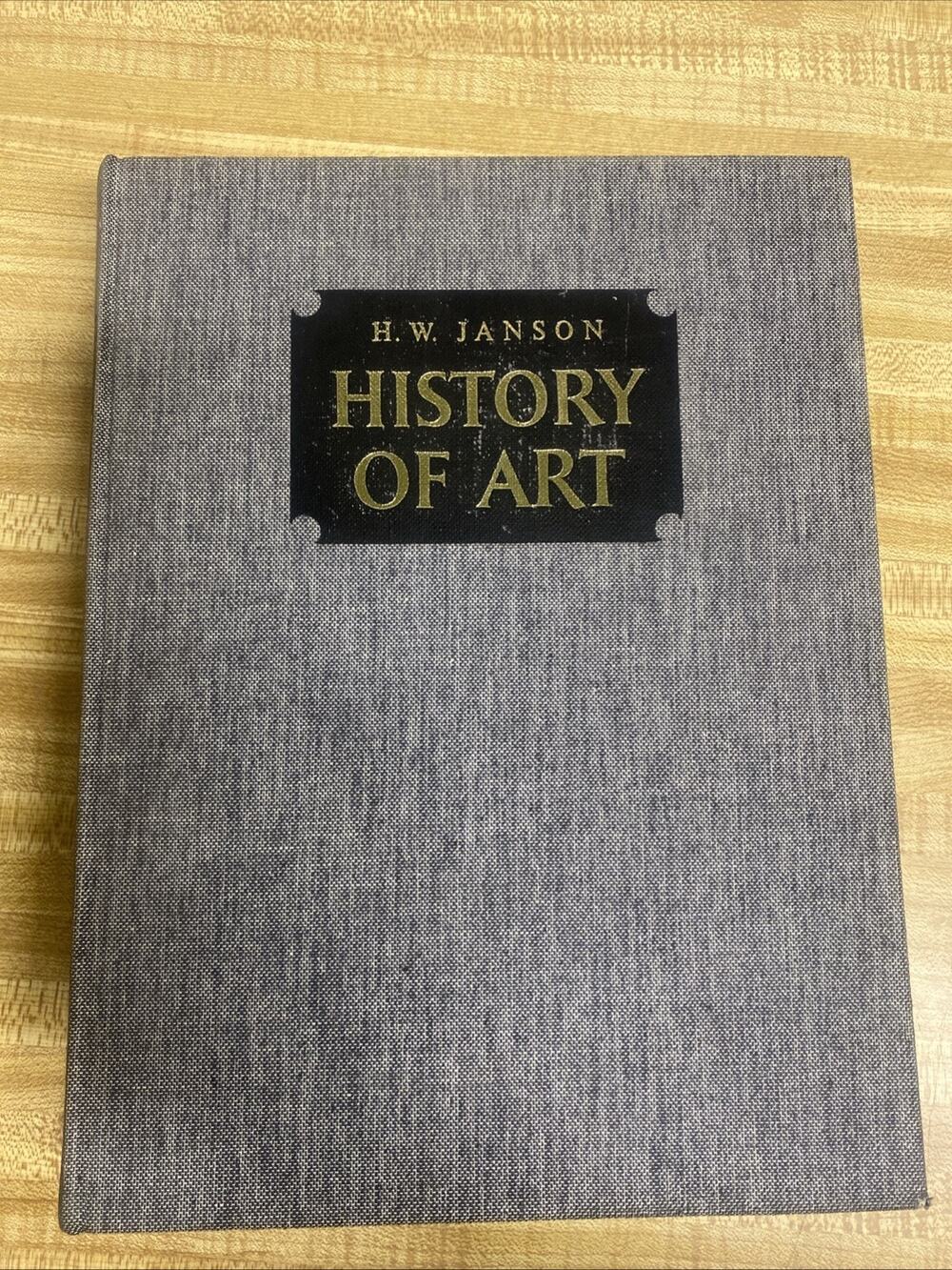 History of Art : A Survey of the Major Visual Arts….1968 HW Janson Hardcover